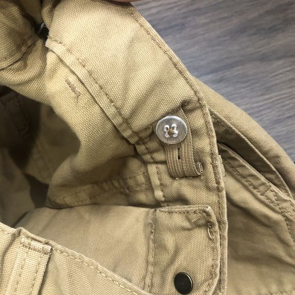 Old Navy Boy's Plus Loose Tapered Canvas Utility Pants Brown Size 10 NWT - Picture 6 of 12